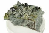 Gemmy Andradite Garnets with Epidote and Diopside - Afghanistan #255788-1